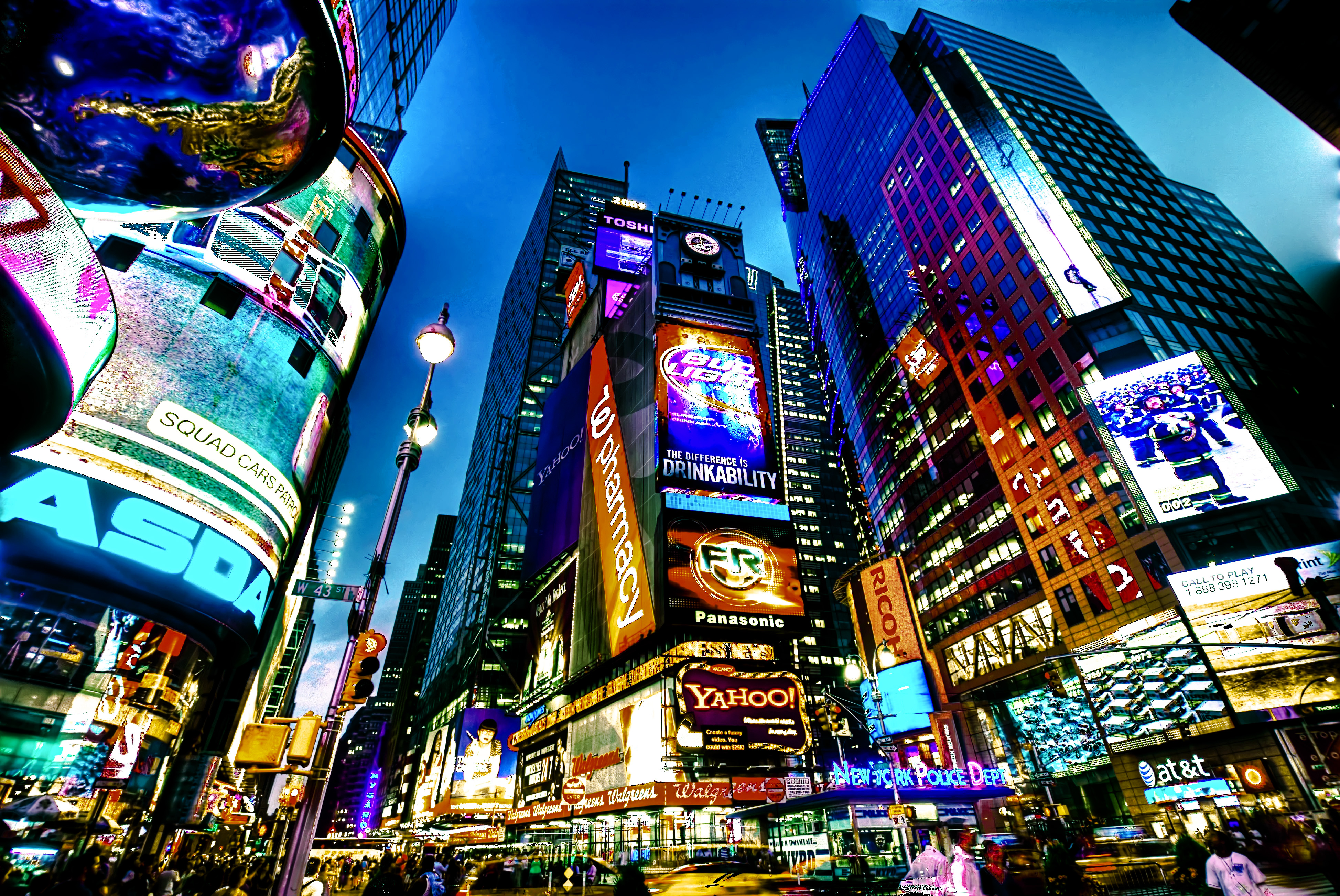 Signs of Times Square
