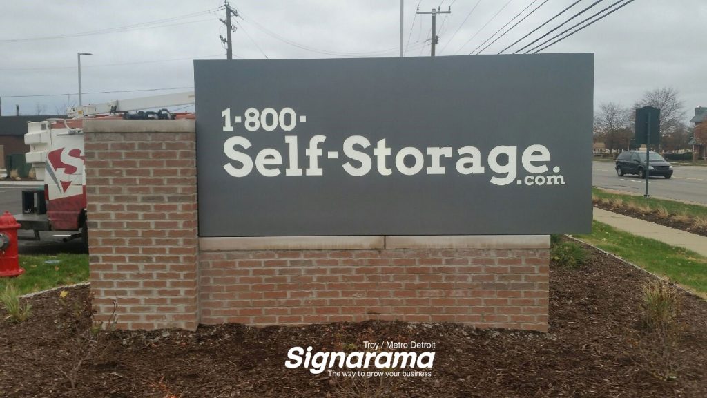 Self Storage monumental sign