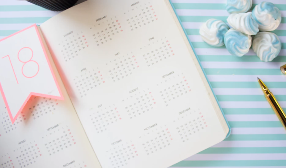 Calendar for event planning