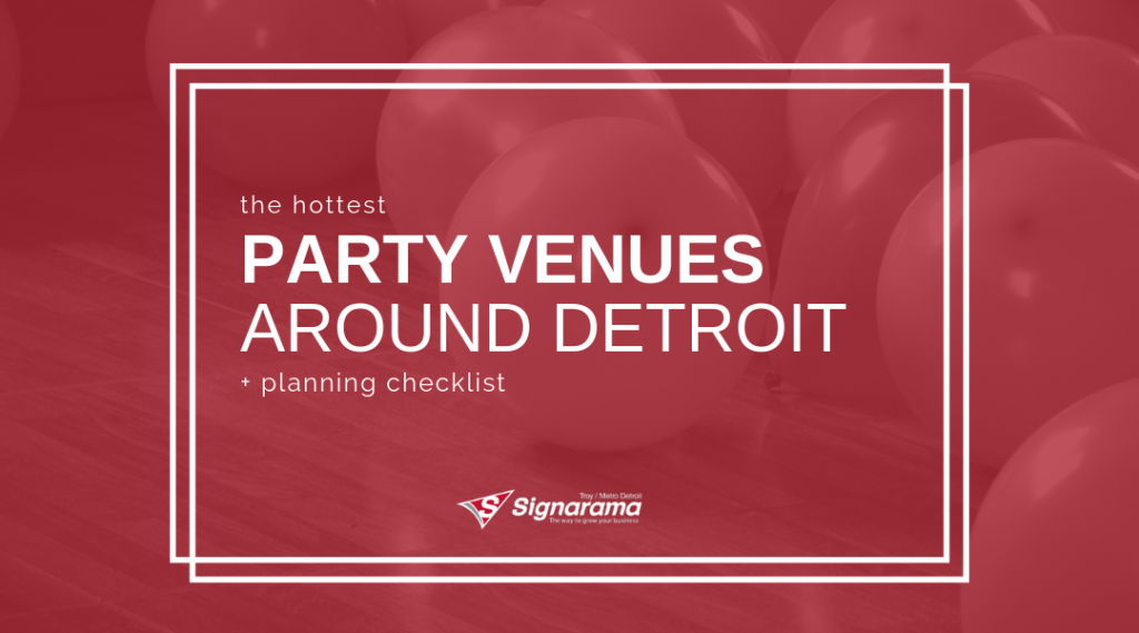 Featured image for "The Hottest Party Venues Around Detroit + Planning Checklist" blog post