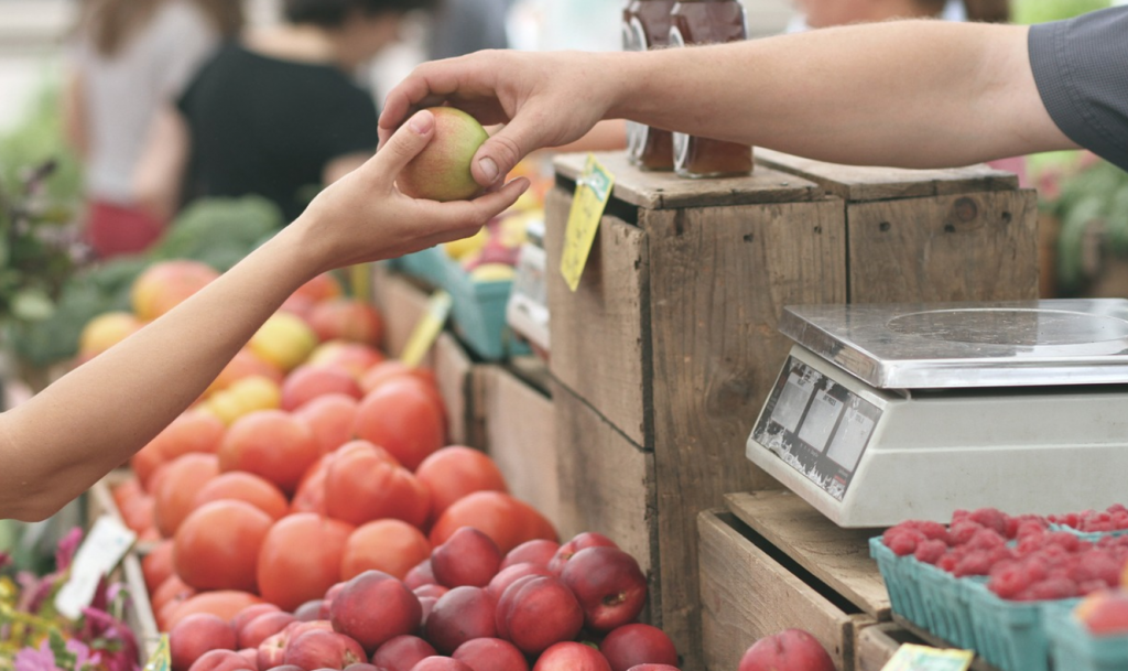 Sale happening at Farmers Market