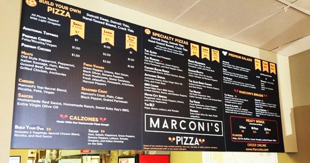 Menu Boards