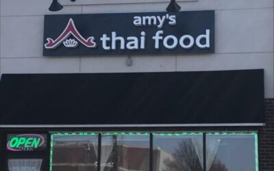 Amy's Thai Food Sign - Channel Letters Front - Sterling Heights, MI