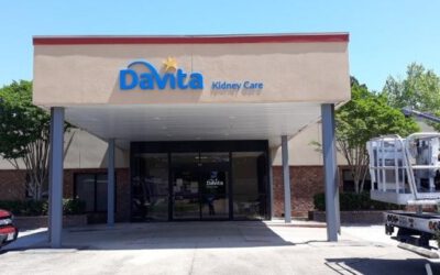 DaVita Kidney Care Sign - Non illuminated wall sign Front - Henderson, TX