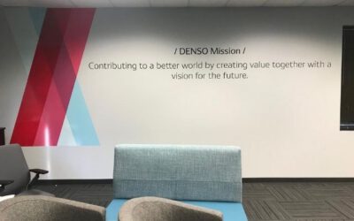 Denso Mural - Interior Wall Mural Front View - Plano, TX