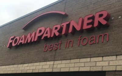 Foam Partners Sign - Channel Letters Front Right - Rochester Hills, MI