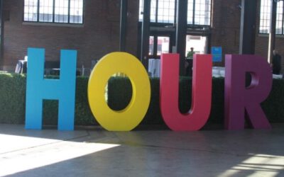 Hour Media Sign - 3D Foam Letters Front - Detroit, MI