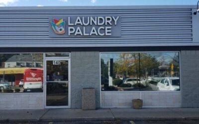 Laundry Palace Sign - Channel Letters Front - Clawson, MI