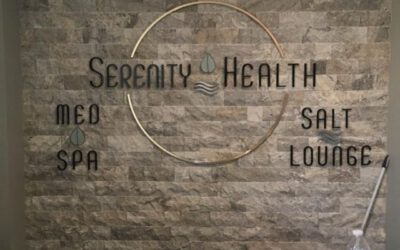 Liv Designs Serenity Health Sign - Lobby Sign Front - Canton, MI