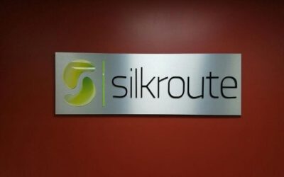 Silkroute Sign - Lobby Sign Close Up - Troy, MI