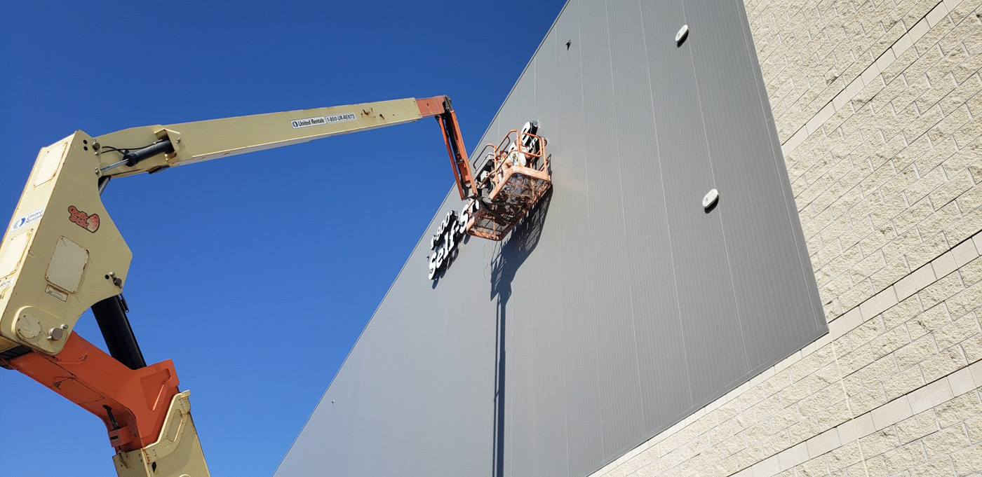 Building Sign Installation