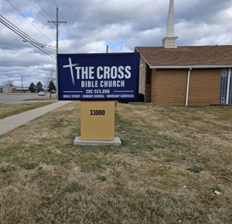 Church Sign for The Cross Church