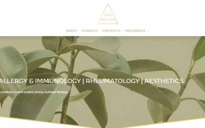 Tria Health website homepage