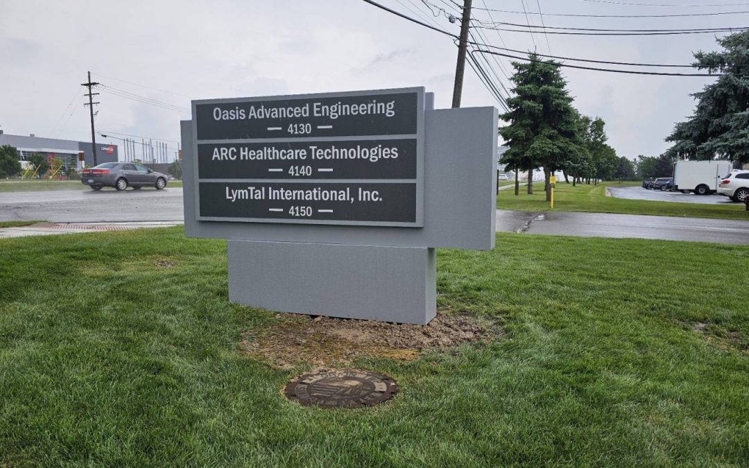 Oasis Advanced Engineering – Monument Sign for Multi-Tenant Business Park