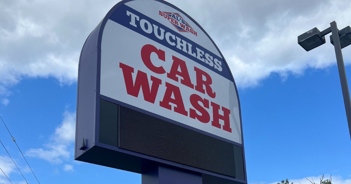 Al's Super Wash Sign