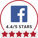 Reviews on Facebook - 4.9/5 Stars