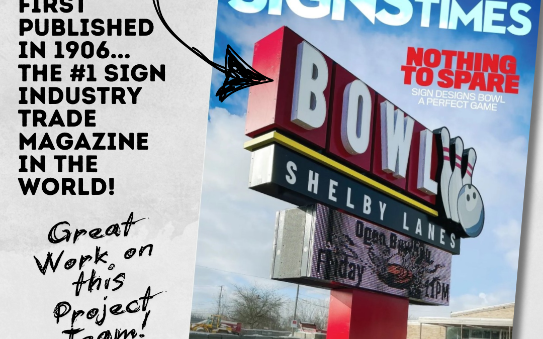 Signarama Troy featured on the cover of Signs of the Times Magazine!