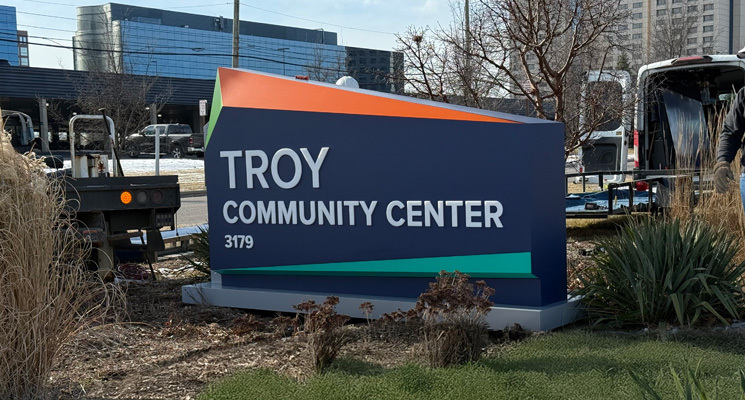 City of Troy Monument Sign