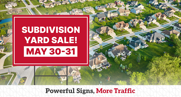 Yard Sale Sign