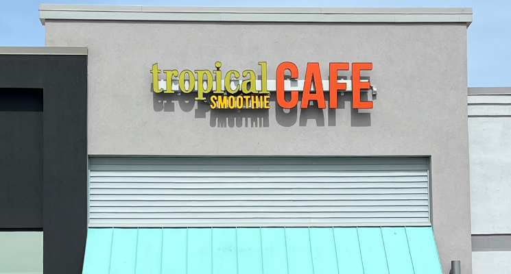 Tropical Smoothie Sign