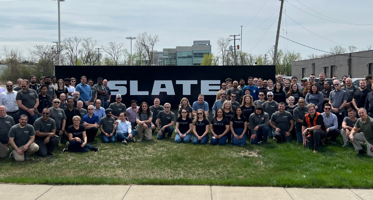 Slate automotive signage
