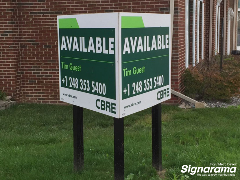 Real Estate Signs, Commercial & Residential Signs by SIGNARAMA Troy