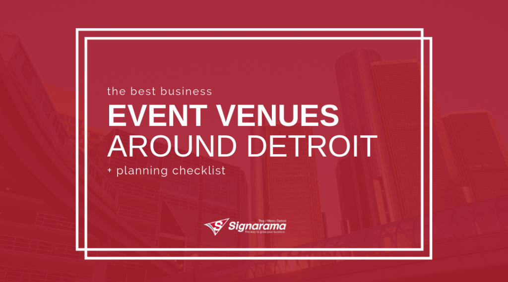 Featured image for "The Best Business Event Venues Around Detroit + Planning Checklist" blog post