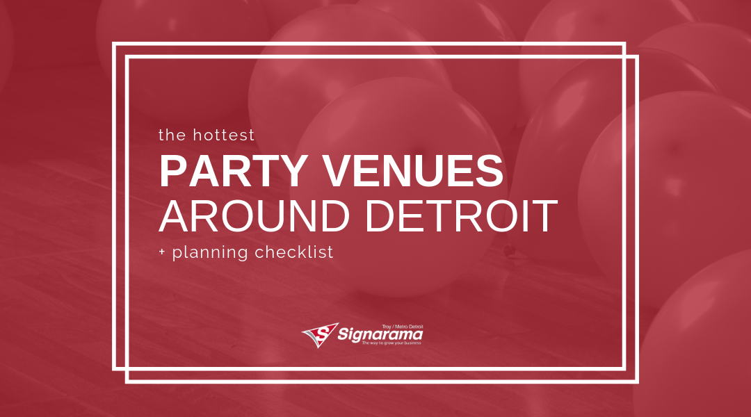 Hottest Party Venues Around Detroit + Planning Checklist