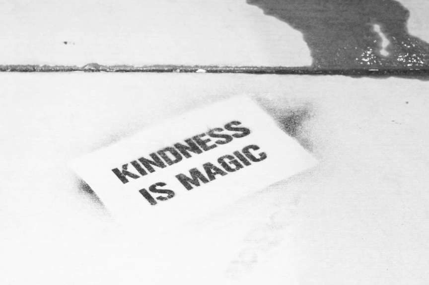 Kindness is magic sign