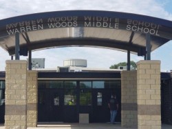 Advanced Building Group Warren Woods Middle School Sign - Dimensional Letters Front - Warren Woods, MI