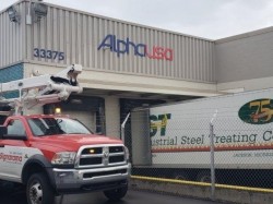 Alpha USA Sign - Wall Sign Front - Livonia, MI