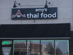 Amy's Thai Food Sign - Channel Letters Front - Sterling Heights, MI