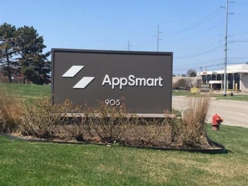 App Smart Sign - Monument Cabinet, Front - Clawson, MI