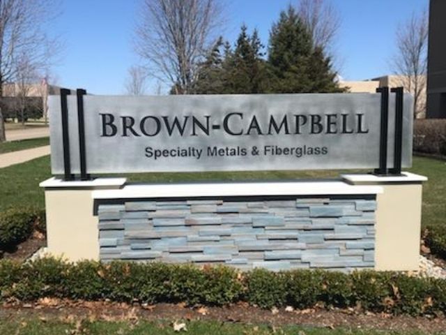 Brown-Campbell Sign - Monument and Cabinet Sign - Shelby Township, MI