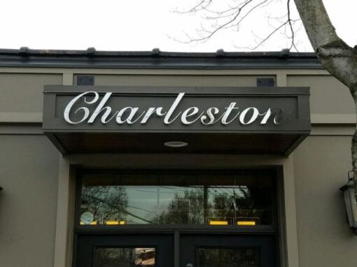 Charleston Design & Build Sign - Dimensional Letters Front - Birmingham, MI
