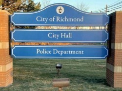 City of Richmond Sign - Routed Signs, Close Up - Richmond, MI