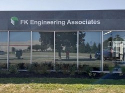 FK Engineering Sign - Dimensional Letters Front - Madison Heights, MI