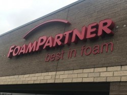 Foam Partners Sign - Channel Letters Front Right - Rochester Hills, MI