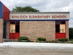 George W. Auch - Kinloch Elementary Sign - Dimensional Letters Front - Dearborn Heights, MI