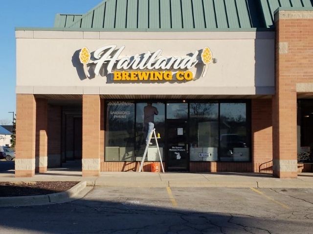 Harland Brewing Sign - Channel Letters Front - Hartland, MI