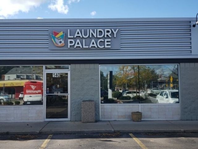 Laundry Palace Sign - Channel Letters Front - Clawson, MI