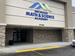 Michigan Math and Science Acadamy Sign - Wall Sign - Warren, MI