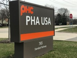PHA USA Sign - Monument - Auburn Hills, MI