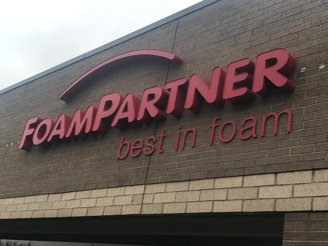 Foam Partner Sign - Channel Letters, Close Up - Rochester Hills, MI