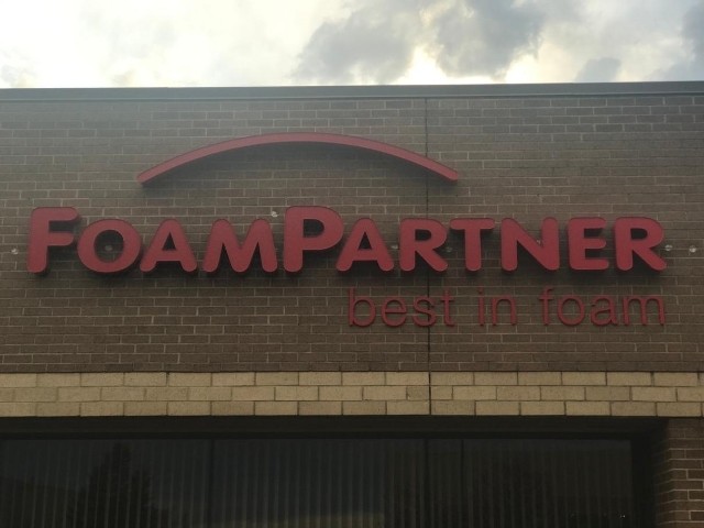Foam Partner Sign - Channel Letters, Front of Building - Rochester Hills, MI