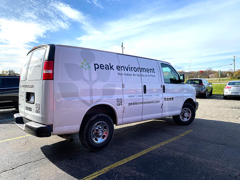 Peak Environment Van Wrap