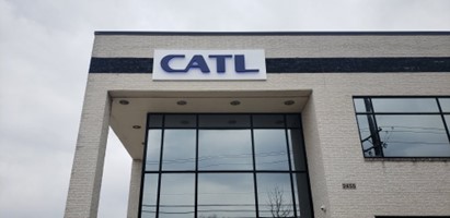 CATL exterior building sign in Auburn Hills