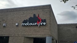 Exterior picture of Motown Fire in Chesterfield, MI.
