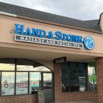 Exterior view of a Hand & Stone Massage and Facial Spa location