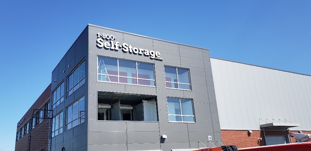 Exterior building view of a 1-800-Self-Storage.com location in Michigan
